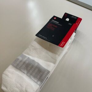 Nike White and Gray Athletic Crew Socks